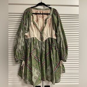 Free People Mini Dress. Size L. Worn Once!
